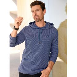 Marco Donati Herren Langarmshirt Jeansblau-Meliert, Größe 52/54 - Bild 3