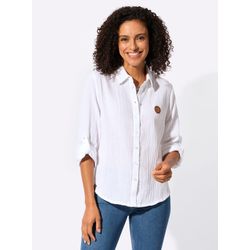 Casual Looks Damen Weiß Langarmbluse von Baur - Bild 6