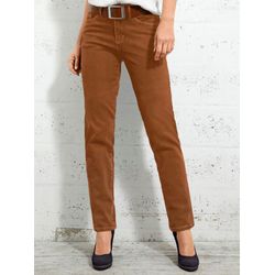 Cognac 5-Pocket-Jeans - Bild 5