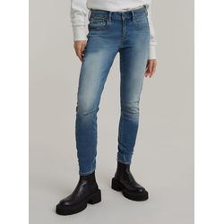 G-Star Raw Damen Blau Regular-Fit-Jeans G-Star "Arc Skinny Jeans", Gr. 28, Länge 36, (Medium Aged), Obermaterial: 92% Baumwolle, 7% Elastomultiester, 1% Elas... - Bild 4