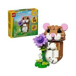 Lego 31376 Creator 3-In-1 Niedlicher Hamster Mit Blume, Konstruktionsspielzeug