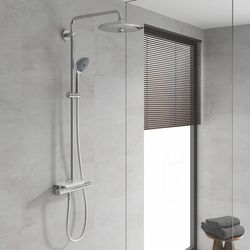 Grohe Silber Duschsystem, Kopfbrausesystem Vitalio Joy 260 - Image 3