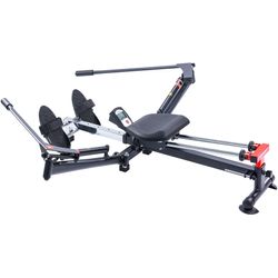 Christopeit Sport Schwarz Rudergerät "Accord Neu" Rudermaschine Hydraulikzylinder Klappbar von Baur - Image 3