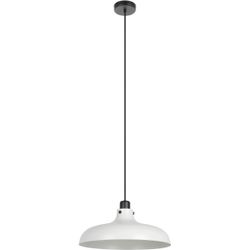 Eglo Grau Hängelampe Matlock, Esstisch Pendelleuchte 1-Flammig, Industrial Esszimmerlampe Aus Metall In Und Schwarz, Hängeleuchte Mit E27 Fassung - Bild 6