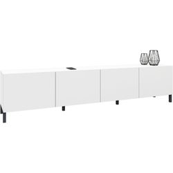 Lowboard Sophia 200cm weiß-matt mit Metallfüßen - Image 3