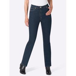 Damen 5-Pocket-Jeans mit Stickerei-Motiv blue-stone-washed, Größe 40 - Bild 4