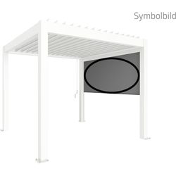 Biohort Sonnenschutzrollo manuell für Pergola für 3,5 m Seite weiß - Image 4