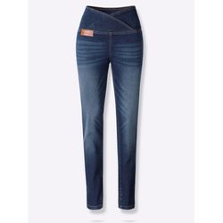 Sheego Damen Dark Blue Stretch-Jeans - Bild 4