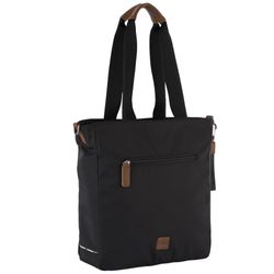 Camel Active Damen Schwarz Shopper "Aurum", Gr. B/H/T: 39Cm X 34Cm X 12Cm, Polyester, Beschichtet, Clean, Unifarben Mit Farbeinsätzen, Taschen Sh... - Bild 5