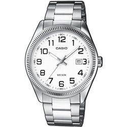 Casio, Armbanduhr, Collection - MTP-1302PD-7B, Silber, Weiss, (38.50 mm) - Bild 4
