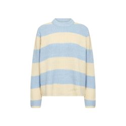 Soyaconcept Damen Windsurfer Combi Strickpullover "Sc-Remone Stripe 38" Aus Baumwollmischung Regular Fit Gestreifte Optik Pflegeleicht erhältlich in Größe L von Baur - Bild 4