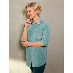 Sheego Damen Salbei Longbluse - Bild 3