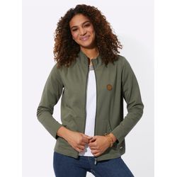 Sheego Damen Khaki Shirtjacke - Bild 4