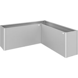 Biohort Silber Metallic Hochbeet "Belvedere L-Form Maxi 2 M Verschiedene Farben" 201X201x77 Cm Extrem Langlebig Aus Metall von Baur - Image 4
