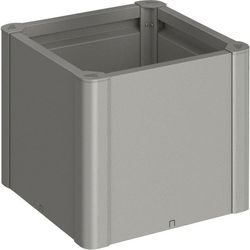 Biohort Quarzgrau Metallic Hochbeet "Belvedere Mini 05X05; Verschiedene Farben" 53X53x45 Cm Extrem Langlebig Aus Metall von Baur - Image 4