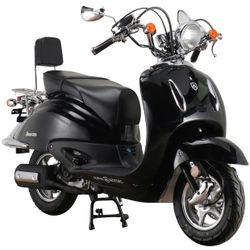 Alpha Motors Schwarz Schwarz Motorroller "Retro Firenze" 125 Cm³ 85 Km/H Euro 5+ 829 Im Retro-Look von Baur - Image 3