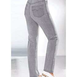Damen 5-Pocket-Jeans mit Stretch-Anteil grey-denim, Größe 46 - Bild 4