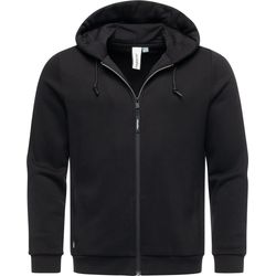 VAN GRAAF Ragwear Herren Schwarz Sweatjacke Baumwolle Mittel - Bild 3