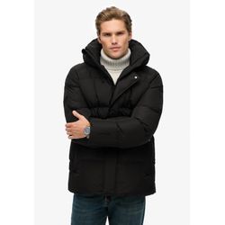 Superdry Herren Schwarz Jacken Mikrofaser Unifarben - Bild 6