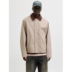 Jack & Jones Herren Jacke Regular Fit Umlegekragen Sand L - Bild 5