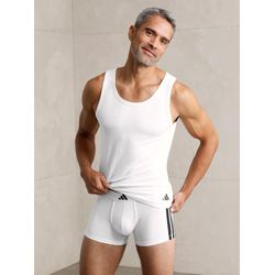 Adidas Herren Weiß Unterhemden, 2Er Pack - Tank Top, Active Flex Cotton, Ärmellos, Einfarbig, Größe L In - Bild 11