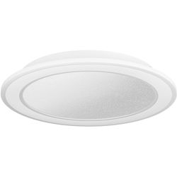 Eglo Weiß Led Deckenlampe Macchioni, Kristall Deckenleuchte Mit Fernbedienung | Dimmbare Aufbauleuchte, Küchenlampe Aus Metall Und Kunststoff In Warm-Kalt, ⌀ 38 Cm - Bild 4