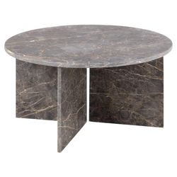Braun Vega Couchtisch Ø90cm Marmor - Bild 4
