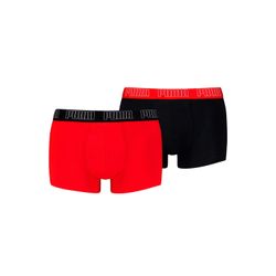 Puma Herren Schwarz/Rot 2P Men Everyday Trunks Baumwolle Medium - Bild 7