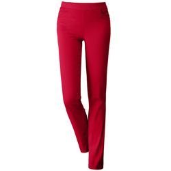 Rot Stretch-Jeans - Bild 3