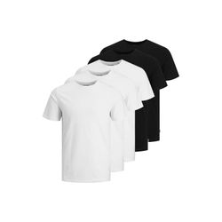 JACK & JONES Male T-Shirt 5er-Pack Einfarbig T-Shirt - Bild 5