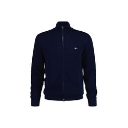 Hemden Gant Herren Evening Blue Regular Fit Cardigan Einfarbig - Bild 13