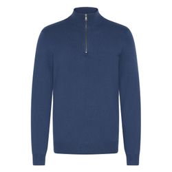 Blend Blau Halb-Zip Rollkragenpullover Dan - Bild 4