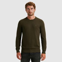 PME Legend Strukturpullover Beluga Grün Dunkelgrün Größe M - Bild 8