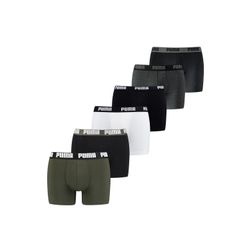 Puma Herren Grün Schwarz Weißgrau Boxershorts "Boxershort Basic Boxer 6Er Pack" von Baur - Bild 6