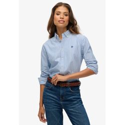 Superdry Damen Blau Langarmshirt Oxford Bd - Bild 3