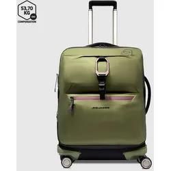 Piquadro Corner 2.0 4-Rollen Trolley In Handgepäckgröße Salbeigrün