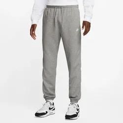 Nike Grey/White Club Fleece Jogginghose Herren 063 - Dk Heather/Lt Smoke S