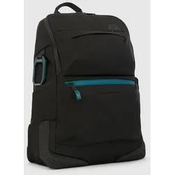 Piquadro Corner 2.0 Laptop-Rucksack 14" Mit Ipad®Pro 12,9"-Fach Schwarz