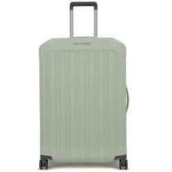 Piquadro Light Pq- Mittelgroßer Hartschalentrolley 4-Rollen Grün