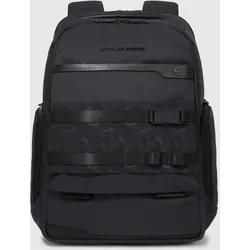 Piquadro Fx Modulare Laptop-Rucksack 15,6" Schwarz