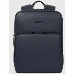 Piquadro Modus Schmaler Laptop-Rucksack 14" Blau