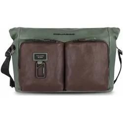 Piquadro Green/Dark/Brown Harper Fahrrad Laptopkuriertasche Mit Ipad®Pro 12,9"-Fach