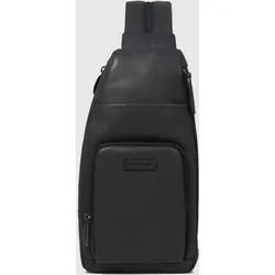 Piquadro Modus Sling Bag Mit Rucksack-Option Schwarz