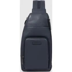 Piquadro Modus Sling Bag Mit Rucksack-Option Blau