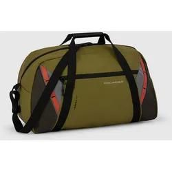 Piquadro Foldable Faltbarer Weekender Aus Rezykliertem Stoffm Stoff Militärgrün