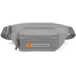 Piquadro Pq-Bios Gürteltasche Hellgrau