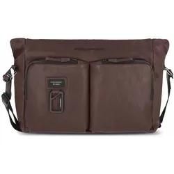 Piquadro Dark/Brown Harper Fahrrad Laptopkuriertasche Mit Ipad®Pro 12,9"-Fach