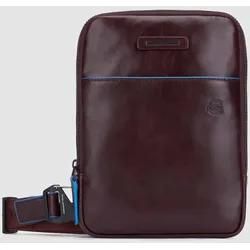 Piquadro Blue Square Revamp Umhängetasche Mit Ipad®Mini-Fach Mahagoni