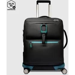 Piquadro Corner 2.0 4-Rollen Trolley In Handgepäckgröße Schwarz