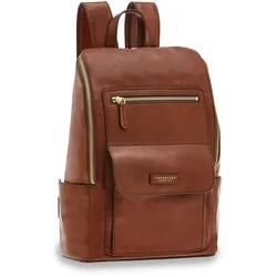 The Bridge Gold Alberto Leder-Rucksack Braun